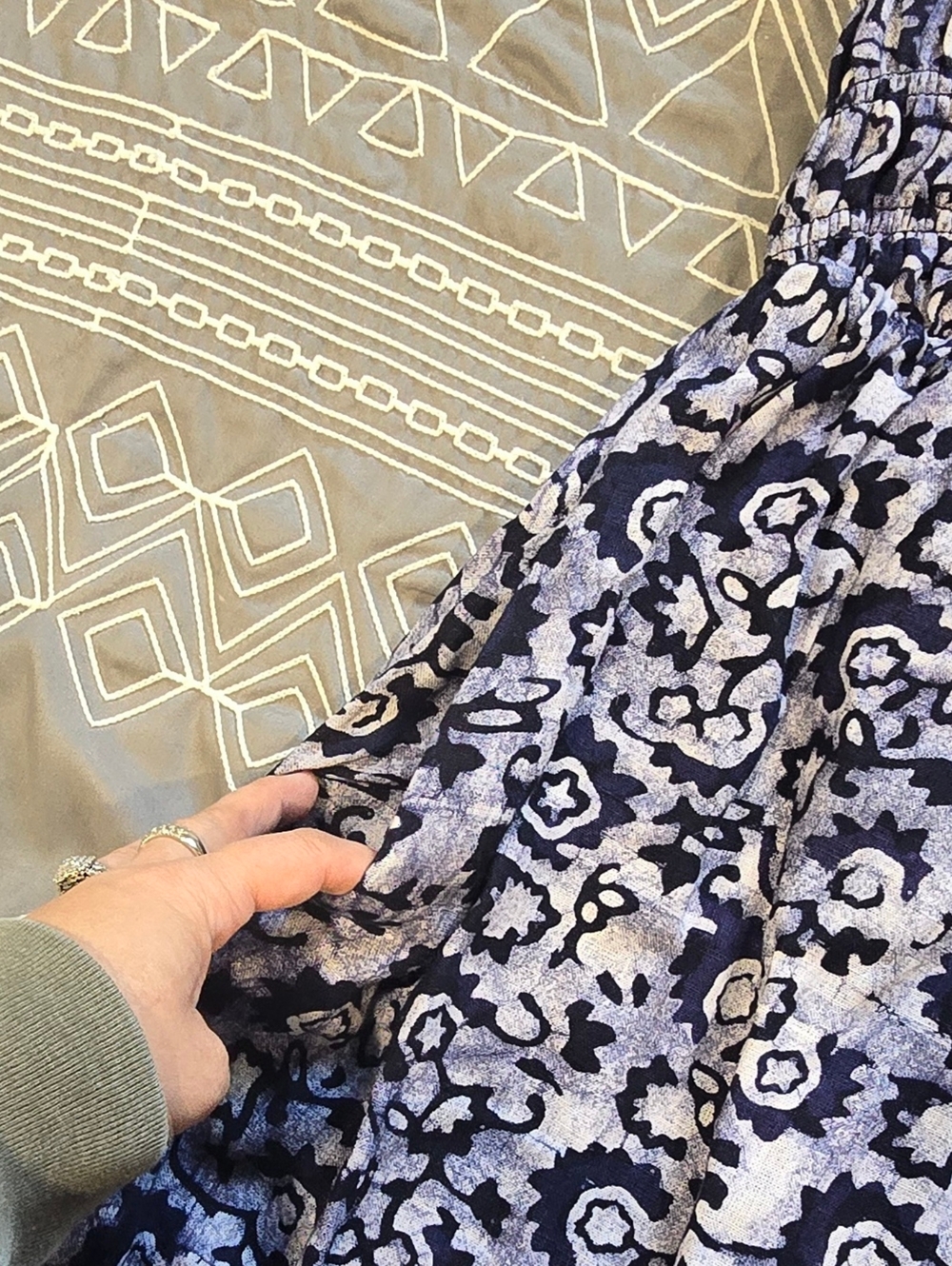 Faherty Margarita Linen Maxi Dress Size XS - Picture 6 of 7
